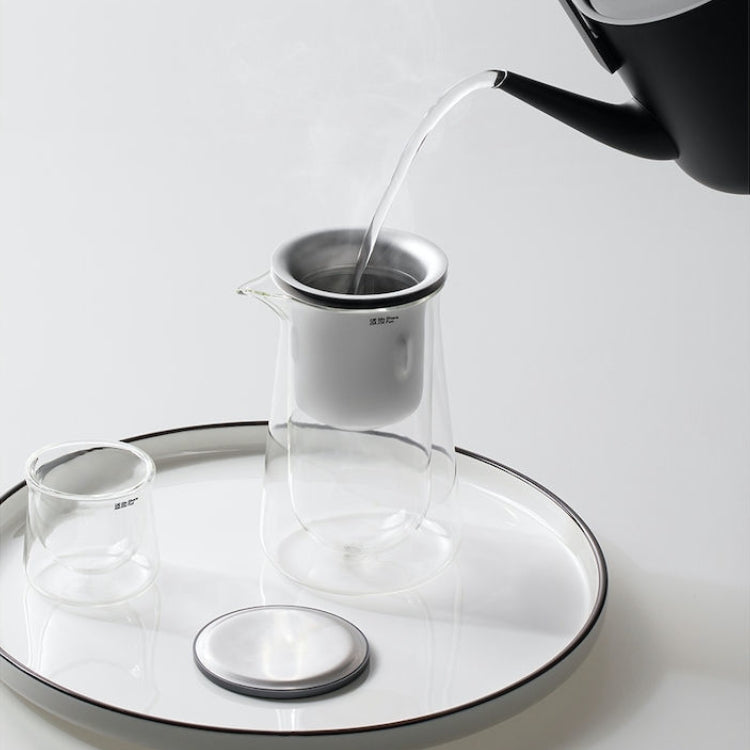 Borosilicate Glass Magnetic Gravity Tea Infuser
